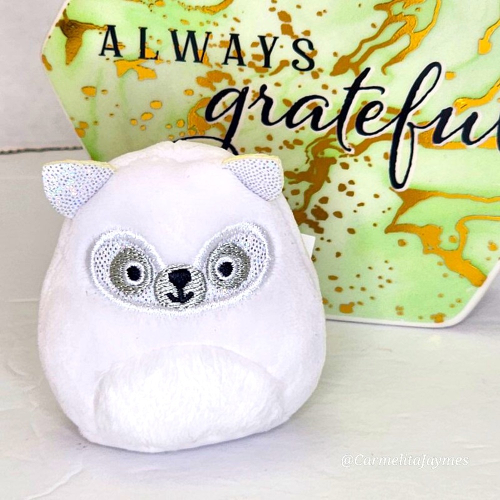 LANDI 🐆 White Lemur Squishville By Original Squishmallow By Kellytoy NWT